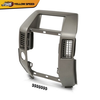 Fit For 2004-2007 Infiniti QX56 Center Dash Radio Bezel Instrument Panel Gray