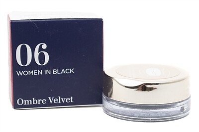 Clarins OMBRE VELVET Eye Shadow, 06 Women in Black  .1oz