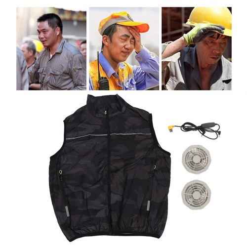Air Conditioned Clothes UV Proof 3 Speeds Cooling Fan Vest 3XL - Picture 13 of 22