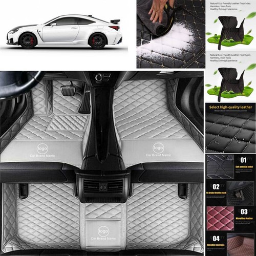 For Lexus RC LC SC Car Floor Mats Custom Waterproof Luxury Carpets Auto Liner - Imagen 8 de 19