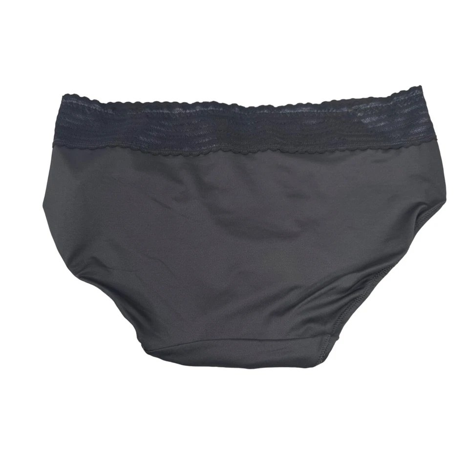 Blissful Benefits By Warner's Mujer Talla 7 Grande Panty Encaje Hipster Gris Nuevo Foto 2 de 4