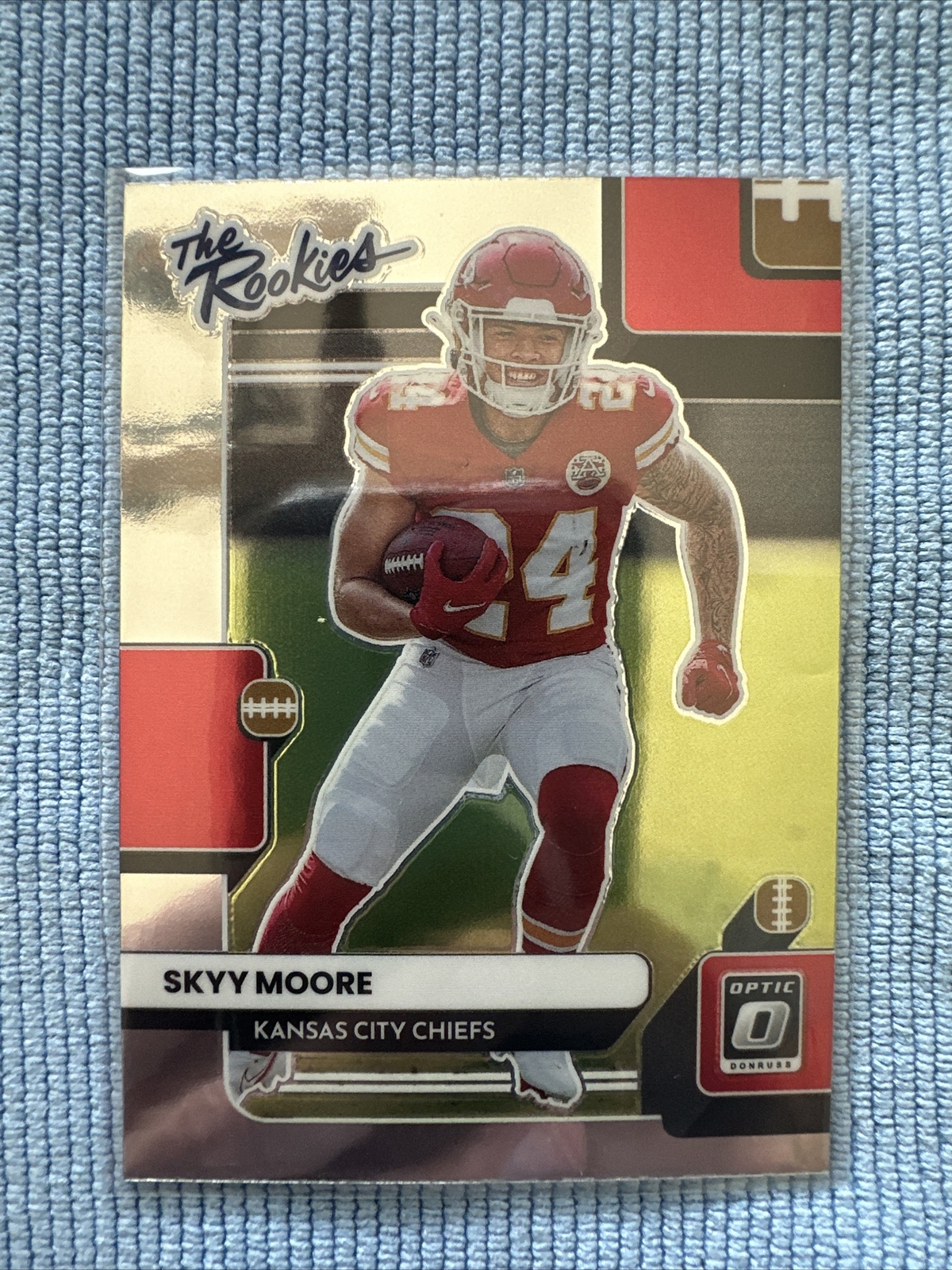 2022 Optic Skyy Moore The Rookies #TR-16 Kansas City Chiefs