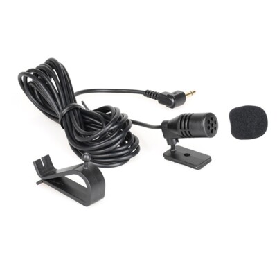 3,5 Mm Auto-Audio-Mikrofon Mini Wired External Mic Clip Für Auto-DVD-Radio 10FT