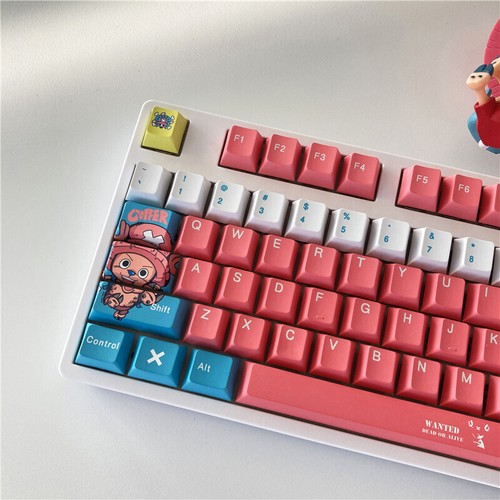 Anime ONE PIECE Tony Chopper Key cap Full Set Keycap For Cherry MX keyboard - Afbeelding 10 van 11