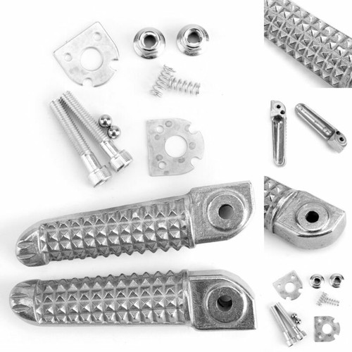Arrière Repose Pieds Cale Cied Pour Yamaha YZF R1 R6 1999-14 R6S 03-08 Argenté A