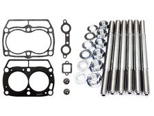 RZR800 RZR 800 Head Studs Bolts Stud Cylinder Head Top End Gasket Kit Titanium