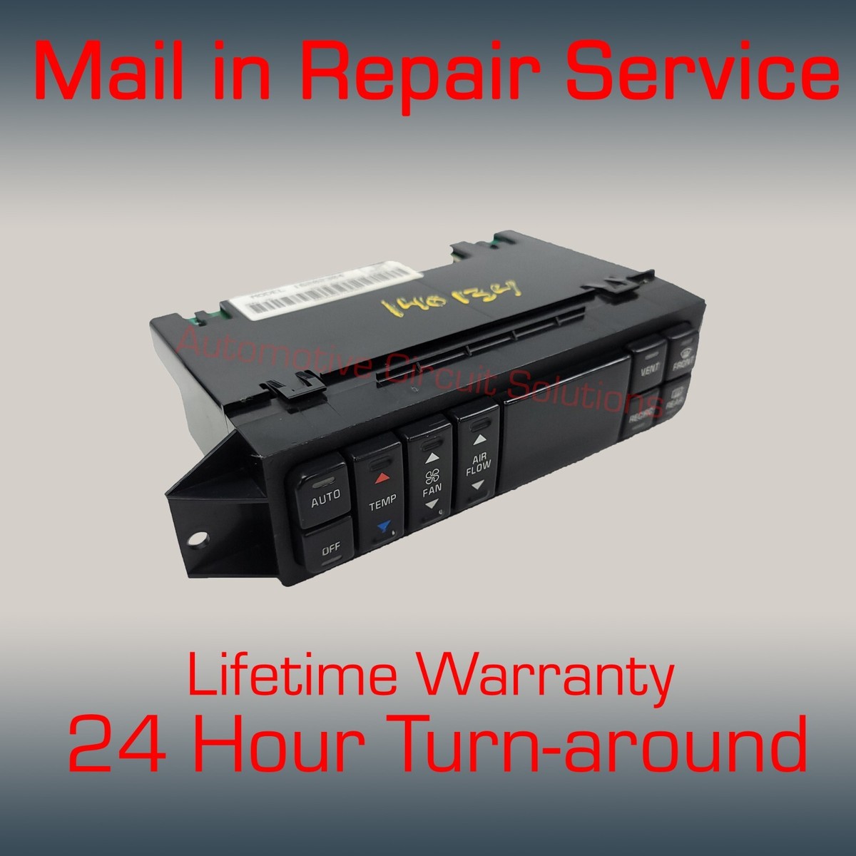 1997-2005 Buick Park Avenue Digital Climate Control REPAIR SERVICE