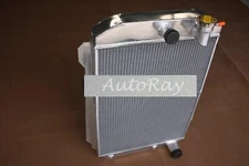 56MM Aluminum Radiator for Chevy Hot/Street Rod 350 5.7 V8 W/Tranny Cooler 1939