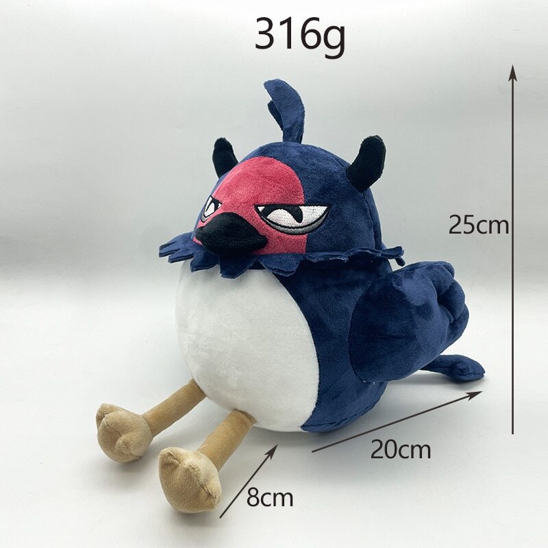 New Anime Black Clover Plug Nero Plush Toy Doll Animal Crow Bird