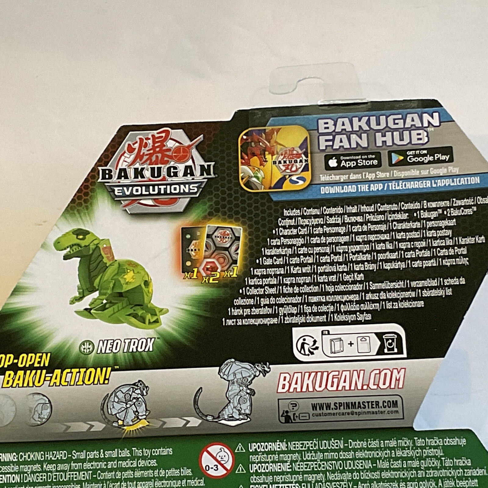 New - NEO TROX - Bakugan EVOLUTIONS Figure Pop Open by Spin Master 150