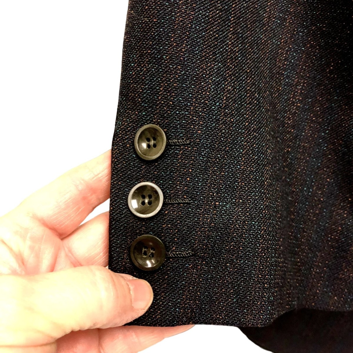 Manteau sport en tweed de laine vintage des années 1950 Atomic Fleck ~ 40 Short ~ blazer / veste ~ Rockabilly ~ Elvis ~ VLV ~ - France