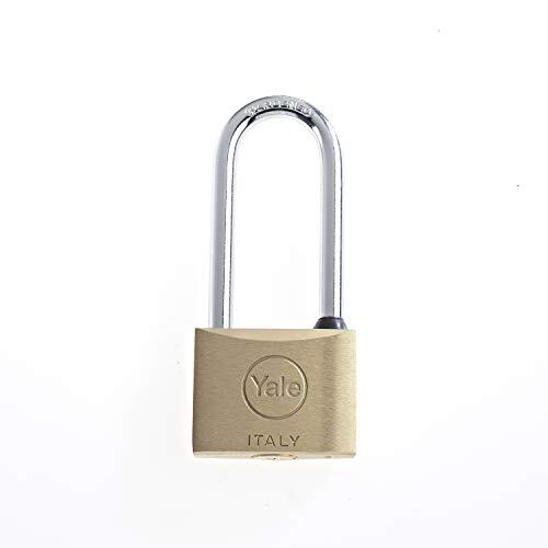 YALE Lucchetto Y1130060080X arco lungo, argento, 60mm