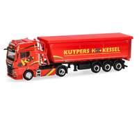 Herpa Modell 1:87 Lkw Stahlmulden-Sattelzug Man Tgx Gx Kuypers Rot H0 319065