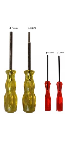 Gamebit Screwdriver Set 3.8mm 4.5mm Security Bit Tools for Nintendo Y + phillips - Picture 3 of 8
