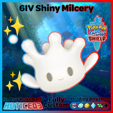 MILCERY ✨ Ultra Square SHINY 6IV ✨ Pokemon SWORD and SHIELD lv1 +Free MasterBall