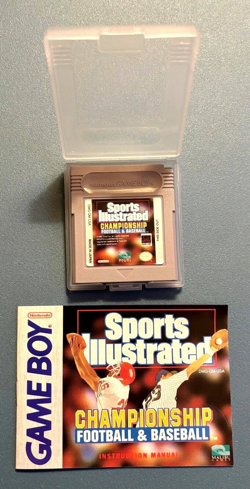 Game Boy Sports Illustrated Championship Football & Baseball