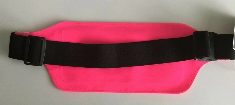 Belt Bag Neon Colors Holds Phone Cards Keys Money Zip Close Adjustable Belt NWT