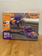 Blokko Town Monster Truck Jam 508 Pc Building Set Compatible With Other Brands
