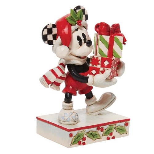 Disney Traditions Mickey Mouse Stacked Presents Statue by Jim Shore Enesco - Picture 6 of 6