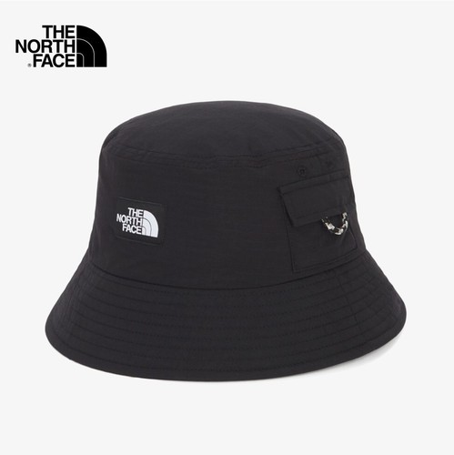 NEW THE NORTH FACE LOW BRIM POCKET HAT BUCKET HAT BLACK NE3HR03 SIZE M - L - Picture 1 of 5