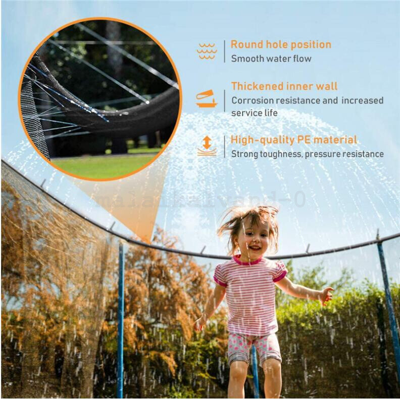 Water Game Sprinkler Garden Spray Hose Trampoline Sprinkler Water Pipe ...