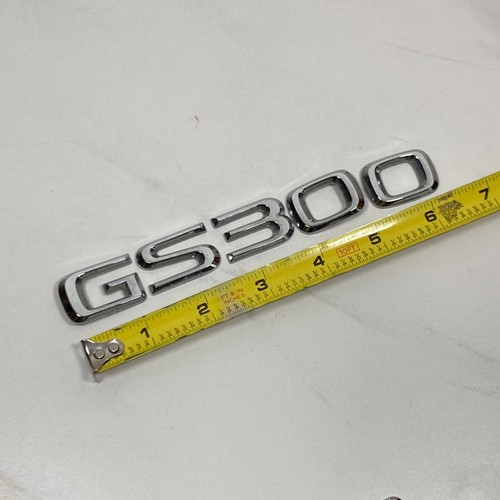 2006 Lexus GS300 AWD Emblem Numbers Letters Logo Rear Tailgate Trunk Chrome - Picture 18 of 24