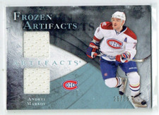 10-11 UD Upper Deck Frozen Artifacts  Andrei Markov  /35  Dual Jerseys