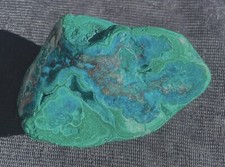 Mali-Chulla Chrysocolla Nugget New Find w/Orbed Patterns 118 Grams or 4 Oz Congo