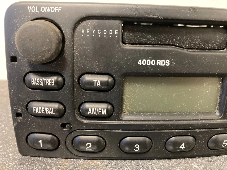 Original Ford Transit 4000 RDS inkl KEYCODE - Head Unit AM FM Radio Kassette OEM - Bild 2 von 4