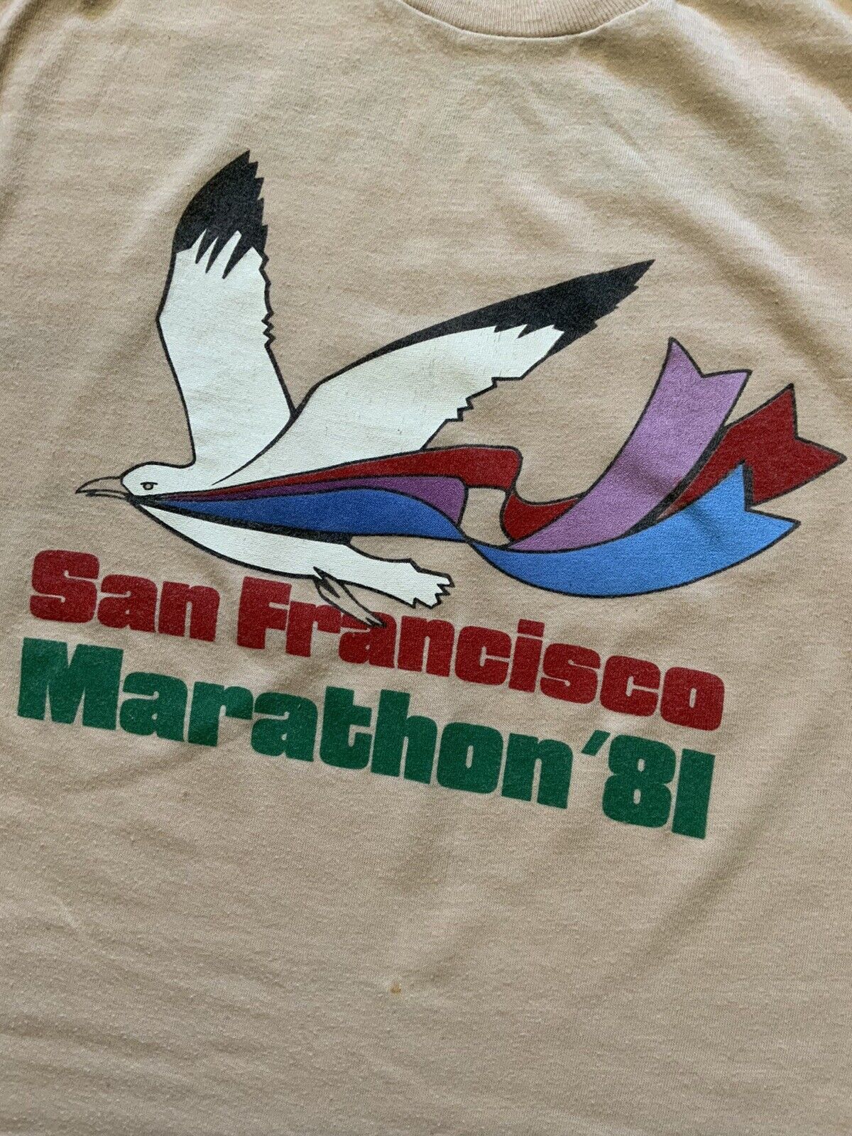 Vintage 1981 80s San Francisco Marathon Screen St… - image 7