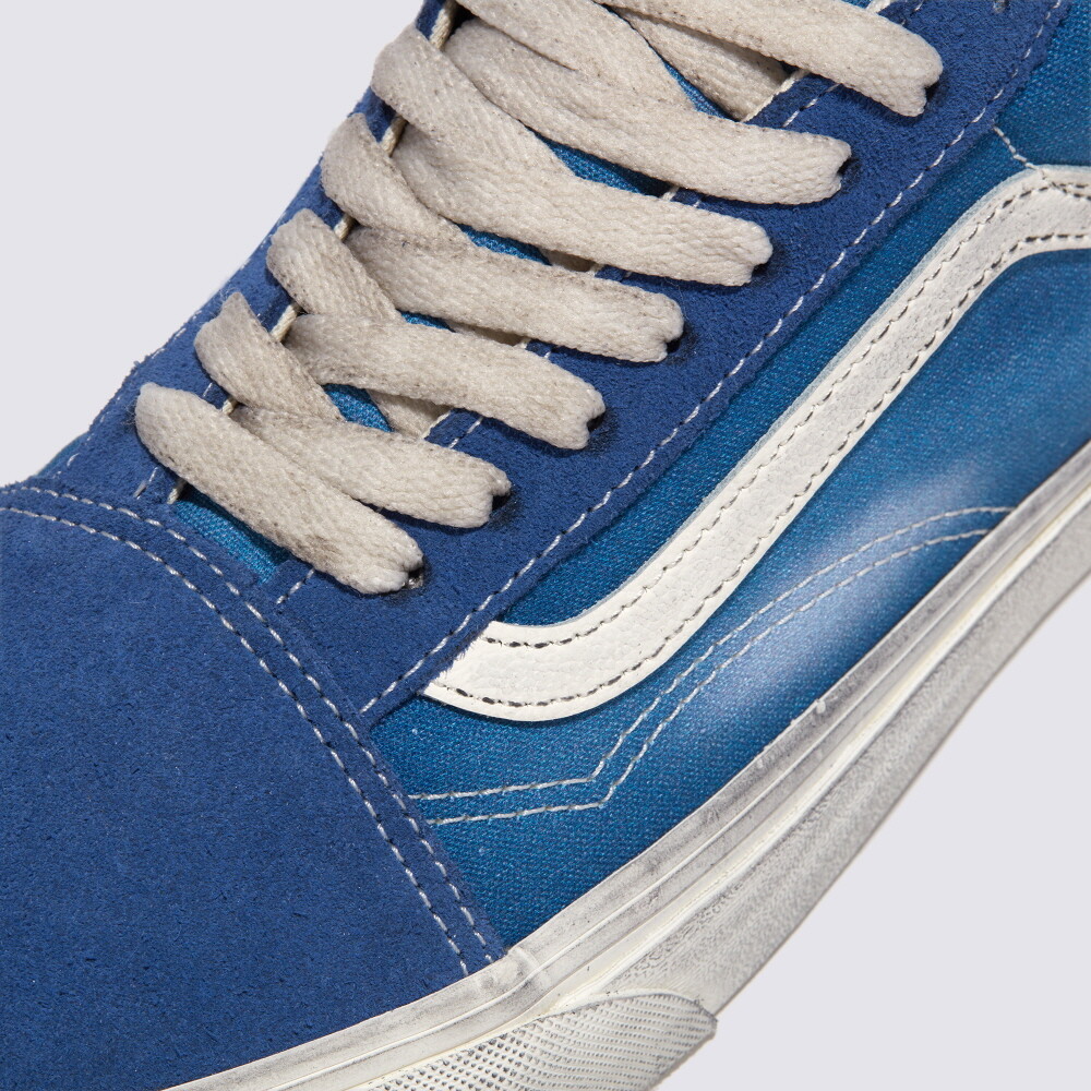 New Vans Old Skool Wave Washed Blue Sneakers Low-Top Shoes