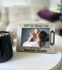 First Mother's Day Picture Frame Personalized First Mother's Day Gift from Bab