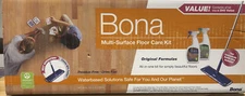 Bona Hard-Surface Floor Care Kit - Includes Microfiber Mop, _ 