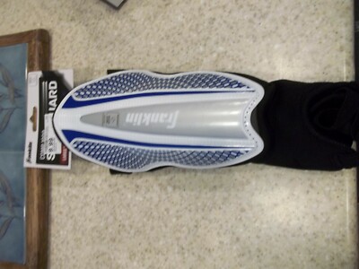 Franklin Shin Guard Large Blue Black up to 5' 11'' New in Package