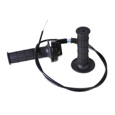 Motorcycle Pit Dirt Bike ATV 7/8" Handlebar Hand Grips Throttle Cable Assembly