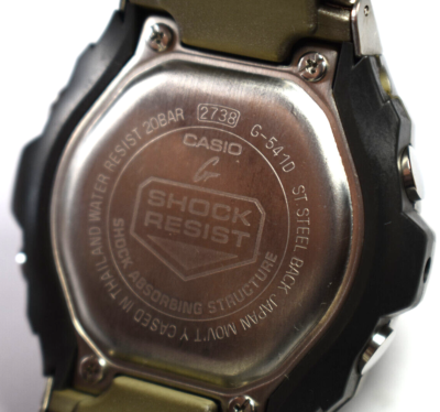 RARE! Casio G541D-1AV (2738) Stainless Analog/Digital Cock Pit
