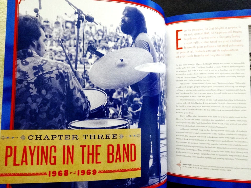 Grateful Dead Scrapbook Deluxe Limited Edition of 5000 DVD CD Hardcover Book New - Image 4 of 4