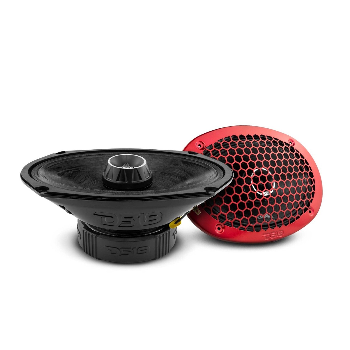 4 DS18 PRO-ZT69 6x9 2 Way Speakers 2200W 4-ohm Pro Car Audio Full