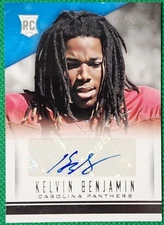 Kelvin Benjamin 2014 Panini Prestige Rookie Signatures Auto RC Golden Corral MVP