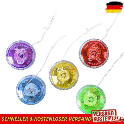 Yo-Yo Plastic Responsive Bearing Ball Toys Flashing Yo-Yo Party Favors for Kids