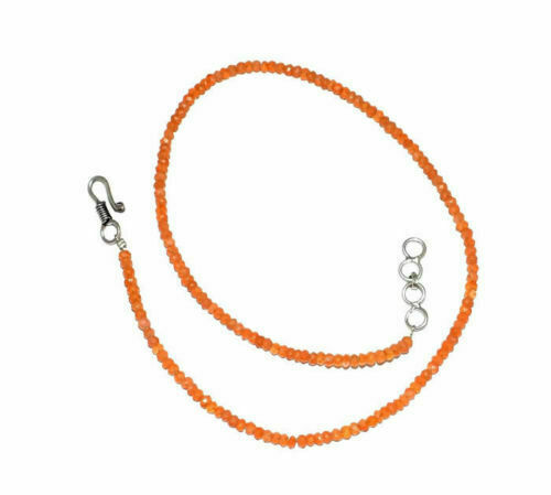 Pendentif Donuts En Cornaline - Collier Réglable Ou Pendentif Seul - Chakra