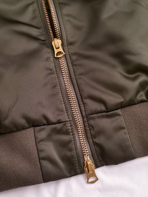 5％OFF】 STUDIOS ACNE SELO 44 OLIVE JACKET BOMBER フライト