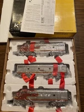 K-Line K25301 Santa Fe F-3 Diesel A-B-A All Power  Vertical Cam Motors EX-Con