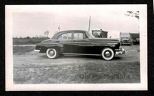 Great Old Car 4 Door Sedan Hubcaps Wide White Walls Oldvintage Photo- B715