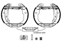 Bremsbackensatz Peugeot 207 1.4 16V/1.6 HDI 06-15 Kpl. MIT Zylindern