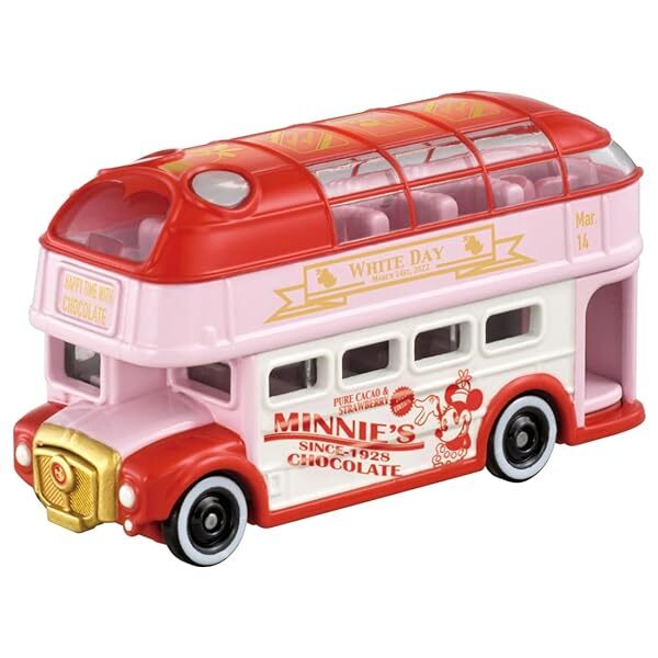 Tomica Disney Motors Sunny Decker Minnie Mouse White Day Edition 2022