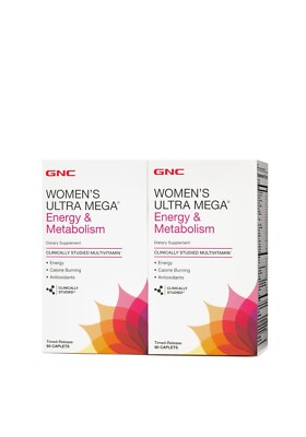 GNC Ultra Mega Energy Metabolism for Women - 180 Caplets