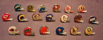 Vintage NFL 0.75 in. Two Bar Helmet Enamel Lapel-Hat Pin - Select Your Team