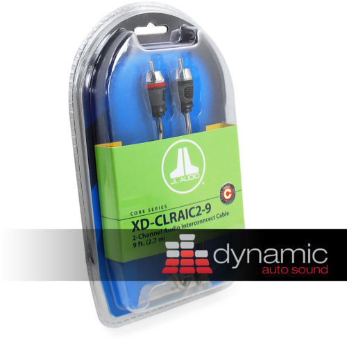 JL AUDIO XD-CLRAIC2-9 NEW 2 Channel 9.ft Car Amplifier RCA Cable Wire Amp New - Picture 1 of 2