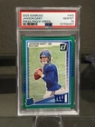 Panini 2025 Donruss Rated Rookie Jaxson Dart #400 Press Proof Green PSA 10